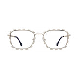 LA Eyeworks Cabazon silver shiny 405