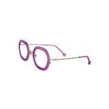 LA Eyeworks Monserrat orchidyounot w/silver 1036405