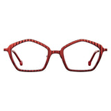 LA Eyeworks Quonset Hut 835 red velvet satin