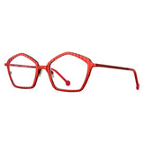 LA Eyeworks Quonset Hut 835 red velvet satin